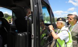 Jandarma Genel Komutanı Orgeneral Çetin trafik denetimine katıldı!