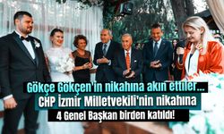 Gökçe Gökçen'in nikahına akın ettiler... CHP İzmir Milletvekili'nin nikahına 4 Genel Başkan birden katıldı!