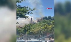 Kütahya Kalesi'ni tehdit eden otluk alan yangını vatandaş ve ekiplerin müdahalesiyle söndürüldü