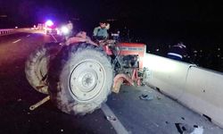 Manisa’da kamyon ile traktör birbirine girdi: 1 kişi öldü!