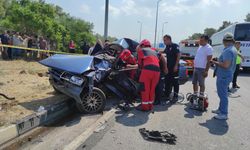 Fethiye'de minibüs ile otomobil çarpıştı: 1 ölü!