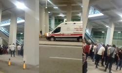 Diyarbakır havalimanında merdiven kazası