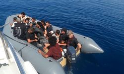 Çanakkale Ayvacık açıklarında 17 düzensiz göçmen yakalandı