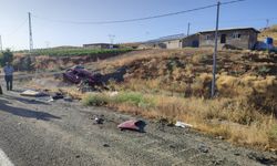 Elazığ'da hafif ticari araç şarampole yuvarlandı: 1 yaralı
