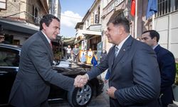 Kosova Cumhuriyeti Başbakanı, Başkan Tugay’ı ziyaret etti