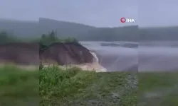 Rusya’da baraj patlayınca onlarca ev sular altında kaldı