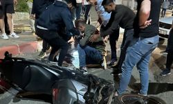 Motosiklet otomobil ile çarpıştı: 2 ağır yaralı