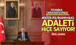 İstanbul Üniversitesi'nde rektör Zülfikar'ın kılıcı, adaleti hiçe sayıyor!