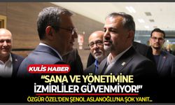 Özgür Özel'den Şenol Aslanoğlu'na şok yanıt...Sana ve yönetimine İzmirliler güvenmiyor!