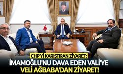 CHP'yi karıştıran ziyaret: Ekrem İmamoğlu'nu dava eden Vali'ye Veli Ağbaba'dan ziyaret!