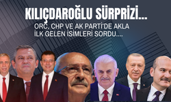 ORC'nin, "CHP ve AK Parti dendiğinde akıllara ilk gelen siyasetçiler" araştırmasında Kılıçdaroğlu sürprizi...