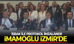 İmamoğlu İzmir'de! İSBAK ile protokol imzalandı...