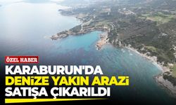 Karaburun'da denize yakın arazi satışa çıkarıldı