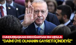 Cumhurbaşkanı Erdoğan'dan BM mesajı: "Daimi üye olmanın gayreti içindeyiz"