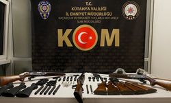 Kütahya'da kaçak silah operasyonu