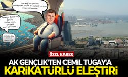 AK Gençlik'ten Cemil Tugay'a karikatürlü eleştiri