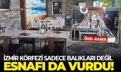 İzmir Körfezi sadece balıkları değil esnafı da vurdu!