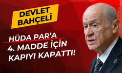 MHP lideri Devlet Bahçeli'den Hüda Par'a dördüncü madde mesajı! Bizim için yok hükmünde!