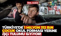 Türkiye'de 1 milyon 312 bin çocuk okul forması yerine işçi tulumu giyiyor!