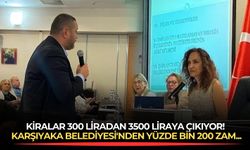 Kiralar 300 liradan 3500 liraya çıkıyor! Karşıyaka Belediyesi'nden yüzde bin 200 zam...