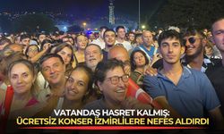 Vatandaş hasret kalmış: Ücretsiz konser İzmirlilere nefes aldırdı