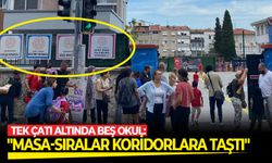 Tek çatı altında beş okul: "Masa-sıralar koridorlara taştı"