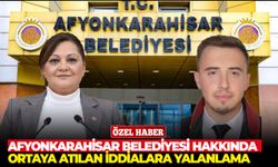 Afyonkarahisar Belediyesi hakkında ortaya atılan iddialara yalanlama