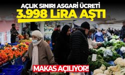 Makas açılıyor: Açlık sınırı asgari ücreti 3.998 lira aştı