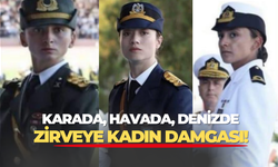 Harp Okullarına bu yıl kadın teğmenler damga vurdu! Karada, havada, denizde zirve onların...