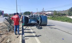 Muğla'da dehşet| Otomobil takla attı: 2 kişi yaralandı!