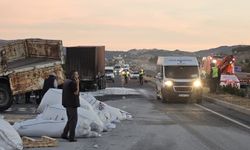 İzmir''de kaza yapan tır alev aldı: 1 ölü!