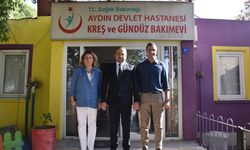 Aydın İl Sağlık Müdürü'nden kreş ve gündüz Bakımevi'ne ziyaret