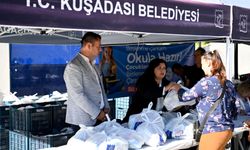 Kuşadası Belediyesi'nin beslenme çantası desteği başladı