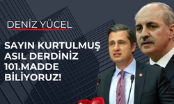 CHP Sözcüsü Deniz Yücel'den Numan Kurtulmuş'a mesaj: Derdiniz şimdilik ilk 4 madde değil, 101. madde biliyoruz!