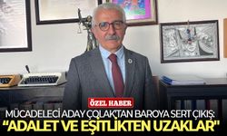 Mücadeleci aday Çolak'tan baroya sert çıkış: “Adalet ve eşitlikten uzaklar"