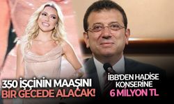 İBB'den Hadise konserine 6 milyon TL: 350 işçinin maaşını bir gecede alacak!