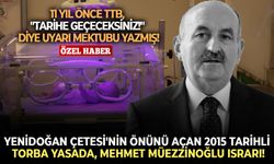 11 yıl önce TTB, "Tarihe geçeceksiniz!" diye uyarı mektubu yazmış!