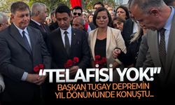 Başkan Tugay depremin yıl dönümünde konuştu: “Telafisi yok!”