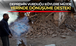 6 Şubat depremlerinin vurduğu köylere tam destek! Bakanlık yerinde değişim için kolları sıvadı!