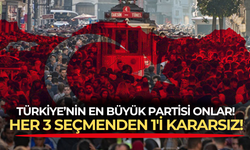 Asal Araştırma'nın son çalışmasında ortaya çıkan çarpıcı gerçek! Türkiye'nin en büyük partisi 'kararsızlar!'