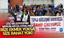 Çiğli Belediyesi'nin memurları da ayaklandı: "Bize ekmek yoksa, size huzur yok!"