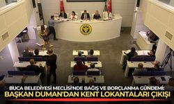 Buca Belediyesi Meclisi'nde bağış ve borçlanma gündemi: Başkan Duman'dan Kent Lokantaları çıkışı