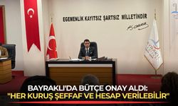 Bayraklı'da bütçe onay aldı: "Her kuruş şeffaf ve hesap verilebilir"