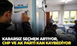 Kararsız seçmen artıyor, CHP ve AK Parti kan kaybediyor