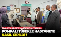 Sağlıkta şiddete karşı suç duyurusu: Pompalı tüfekle hastaneye nasıl girildi?