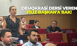 Demokrasi dersi veren Başkan Sengel’e bak!