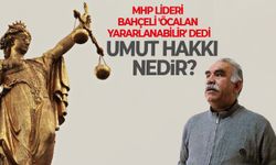 MHP Lideri Bahçeli 'Öcalan yararlanabilir' dedi: Umut hakkı nedir?