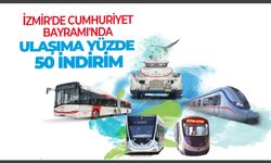 İzmir'de Cumhuriyet Bayramı'nda ulaşıma yüzde 50 indirim