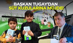 Başkan Tugay'dan süt kuzularına müjde!