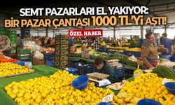 Semt pazarları el yakıyor: Bir pazar çantası 1000 TL'yi aştı!